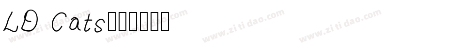 LD Cats字体转换